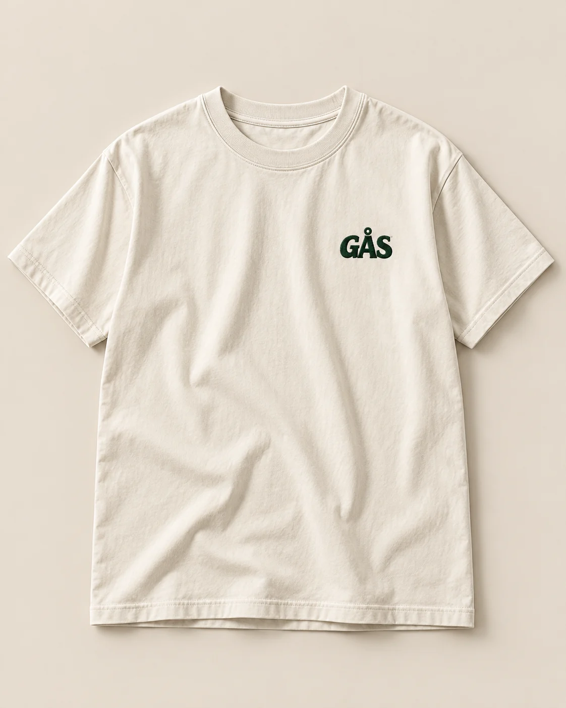 GÅS Essential Tee i Sand