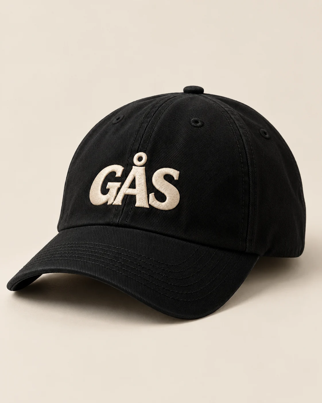 GÅS Signature Cap i Black